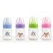 4 Pack Anti-Colic Options+ Baby Bottles  Narrow Pretty Baby  2oz 60ml (XU-VK5O-0KX5) 4 Count (Pack of 1)