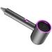 Hair Drier Mute 360 Degree Rotatable Nozzle Fast Drying ABS PP Portable Blow Dryer for Home Salon Grey With Blue Light - Buy Online on GoSupps.com