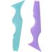 FOMIYES 4 Pcs Silicone Beauty Ruler Eyeliner Pencil Eyeliner Guard Shield Eyeliner Template Blindfold Bevel - Buy Online on GoSupps.com