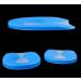 Silicon Gel U-Shaped Heel Cup - Plantar Fasciitis Relief & Shock Absorb Support - Buy Online on GoSupps.com