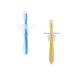 Gatuida 2st toothbrushes for children toddler toys children's toys toy for toddler toys toothbrush made of silicone accessories for milk teeth soft fur bit dentition