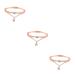 Mobestech high -quality workmanship arm loop fame bracelet accessories trailer Miss jewelry 19.5*1.2cmx3pcs ros goldx3st