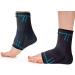 AGILE NOW Foot Bandage Set of 2 - Ankle Support Wraps (M) - Blue - International Shipping Available - Buy Online on GoSupps.com