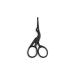 TEMKIN Nose Hair Trimmer Nose Hair Trimmer Manual Small Scissors Stainless Steel Safety Nose Hair Trimmer Hair Removal Products Trimmers (Color : Black)