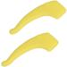 Uonlytech Silicone Glasses Holder Stands - Anti-Slip Ear Protectors & Peak Hook in Yellow - Buy Online on GoSupps.com