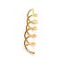 10pcs Spiral Hair Pins - Non-Scratch Round Tips for Effortless DIY Hairstyles - Golden Spin Bobby Pins - Buy Online on GoSupps.com
