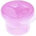 Non-Spill Rotating Milk Powder Formula Dispenser Portable Outdoor Food Container 3 Compartments Storage Feeding Infant Newborn Snack Box (Pink) - Buy Online on GoSupps.com