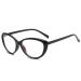 PARWANA Large Anti Eyestrain Reading Glasses Eyeglasses Computer Readers Blue Light Blocking Cat-Eye Cute Flat Light Mirror +200 C1