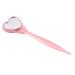 Lurrose Eyebrow Razor Shaver with a Heart Mirror Eyebrow Trimmer Eyelashes Comb Hair Removing Tool for Women (Pink)