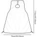 Buy 2 STK BART Beard Apron - Bibs for Men with Suction Cups | Perfect Gifts for Him (Black & White) - Buy Online on GoSupps.com