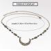 Fashband Moon Head Chain Black Beads Headpiece Vintage Festival Hair Chain Jewelry for Women - Buy Online on GoSupps.com