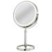 Tlilyy 1Set 10X LED Mirror Magnification Cosmetic Mirror 2 Side Adjustable with 3 Colors B