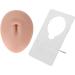 Belly Part Model Silicone Soft Navel Model Display Piercing Practice for Teaching (Medium Skin Color) - Buy Online on GoSupps.com