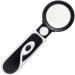 Magnifier with Led Lights - Magnifying Glass with 5X Magnification Diopter - Ideal for Reading Jewelry Watch Repair - Ergonomic Handle for Comfortable Grip - Lightweight Portable - Buy Online on GoSupps.com