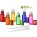 Grand Parfums 30ml Green Glass Rollerball Refillable Bottles - Set of 4 with Green Caps | Ideal for Essential Oils, Colognes, and Perfumes - Buy Online on GoSupps.com