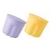 Mikinona 2 Sets Pp Washing Bowl Beauty Brush Scrubber Bowl Cleaning Bowl Cosmetic Brush Cleaning Mat Makeup Brush Makeup Tool Cleaner Silica Gel Cleaning Supplies Portable 8.5x8CM As Shown