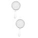 VANZACK 2pcs Pet Sand Shovel Filter Mesh Reptile Terrariums Reptile Litter Scoop Reptiles Barbed Wire Silver 26x14cmx2pcs Silverx2pcs
