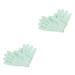 minkissy 2 Pairs Gel Gloves Finger Gloves Nail Tools for Nail Art Spa Gloves Night Moisturizing Gloves Silicone Gloves Mittens Kids Manicure Hand Australia Internal Moisturizing Gel Miss