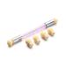 Luliyldj Nailart-Rendering tool Double-headed color curve nail sponge and dab sponge brush applicator (including 4 replacement heads)