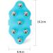 Portable Massage Glove with Roller Balls - 7x 360-Degree Body Relaxation Device for Muscle Relief - Buy Online on GoSupps.com