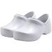Anywear Guardian Angel Nursing Shoes Clogs | Antimicrobial Slip Resistant Shoes for Healthcare & Food Service | White, Size 10 - Buy Online on GoSupps.com