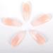 NOVO OVO Long Coffin Ombre Nude Gradient White Pink French Tip Press On Nails Set - Mother's Day, Valentine's, Spring - with Glue - MILK CAP COFFIN - Buy Online on GoSupps.com