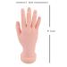 Set of 2 Flexible Practice Hands for Acrylic Nails | Nail Art Training Mannequin Hands for Fake Nails - Buy Online on GoSupps.com