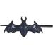 Fashionable Black Bat Hair Clip Sturdy and Stylish Fits Any Occasions for Trendy Women's Ladies Casual Wear Hairstyles - Buy Online on GoSupps.com