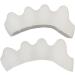 ALINZO Gel Toe Separators - Orthopedic Bunion Splint & Big Toe Straightener | Bunion Relief & Hammer Toe Corrector - Foot Brace for Hallux Valgus (Skin Tone) - Buy Online on GoSupps.com