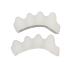Alinzo gel-toe savings-orthopedic bale toe rail & large toe smoothing for Hallux Valgus-hammer toe correction & foot bandage for bale tooth relief (white)
