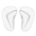 2 Pairs Soft and Comfortable Gel Arch Support Insoles Silicone Orthopedic Flat Feet Orthotic Arch Plantar Fasciitis Shoe Arch Gel High Heel Inserts Cushion Pads for Women Men (Clear)