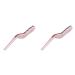 Lighted Tweezers 2 pcs Earpick Glowing Ear Color Removal Random Cleaner Cleaning for Curette Tool Earwax Ear Buds Pinkx2pcs mediumx2pcs