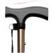 Adjustable Folding Walking Stick Aluminium Alloy Crutches L-Shap Ergonomic Design Cane Non-Slip Base 830-930 Mm Family - Buy Online on GoSupps.com
