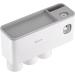 Toothpaste Dispenser Squeezer with Holder for Cups & Toothbrush - Gray Kitchen & Bathroom Organizer - Buy Online on GoSupps.com