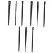 Healeved 9 Pcs Eyeliner Brush Eyebrow Brush Ultra Thin Eyeliner Brush Makeup Tool Female Plastic Handle Black
