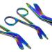Medical and Nursing Multi Rainbow Color Bandage Scissors 3.5" (8.9cm), High Polish