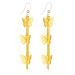 Plastic Earrings,KMEOSCH Drop Dangle Butterfly Earrings on Plastic Hooks for Sensitive Ears