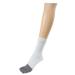 COUVER Men's 5 fingers Bamboo Charcoal Fabric Yoga Toe Socks(Length:Quarter) Medium White / Gray
