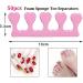 Pink Foam Sponge Toe Separators 50pcs - Nail Art Manicure Pedicure Tools - Buy Online on GoSupps.com