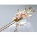 Yuri Handmade Pearl Shell Hairpin Clasp - Chinese Traditional Style Brass Wedding Hair Decoration - Buy Online on GoSupps.com