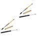 Balacoo 4 Pcs Grafting Eyelash Brush Eyeliner Stamp White Eyeliner Eyelash Brush Tool Eyebrow Spoolie Brush Eyelashes Glitter Eyeliner Gel Eyeliner Makeup Eye Fiber Cosmetics With Diamond