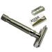 CS-203 Classic Samurai Slim Long Handled Safety Razor with 5 ASTRA Double Edge Razor Blades