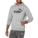 PUMA Men's Essentials Big Logo Fleece Hoodie Medium Medium Gray Heather