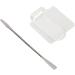 Cosmetic Acrylic Mixing Palette - Transparent Mixing Tray & Spatula Set for Makeup & Nail Art | International Shipping - Buy Online on GoSupps.com