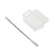 Buy Transparent Cosmetic Acrylic Mixing Palette & Spatula Set for Nail Art | Best Makeup Mixing Tools - Buy Online on GoSupps.com