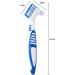 Anbbas Double Bristle Head Denture Brush - 5pcs Dental Cleaning Brushes with Portable Toothbrush Cup Holder for Oral Appliance Cleaning - Buy Online on GoSupps.com
