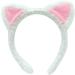 CAZSTYK Soft Cat Headband Animal Shape Plush Ears Hair Hoop for Washing Face Animal Hairbands Cartoon Costume White Super Soft Gli - Buy Online on GoSupps.com
