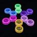 1 pair of contact lens containers Double container contact lens container water storage container of transparent glasses container container small contact lenses with contact lid solution gir