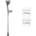 Crutches Cane Lightweight Forearm Crutches Postoperative Rehabilitation Height Adjustable Arm Cuff Crutch Ergonomic Design Comfortable On Wrist Non Skid Adult Walking Crutches 1 Pcs Everything is - Buy Online on GoSupps.com