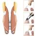 HCHGJKN Nail Clippers Fold Nail Art Cuticle Nipper Edge Cutter Manicure Scissor Plier Portable Tool Pedicure Toenail(Rose gift box) - Buy Online on GoSupps.com